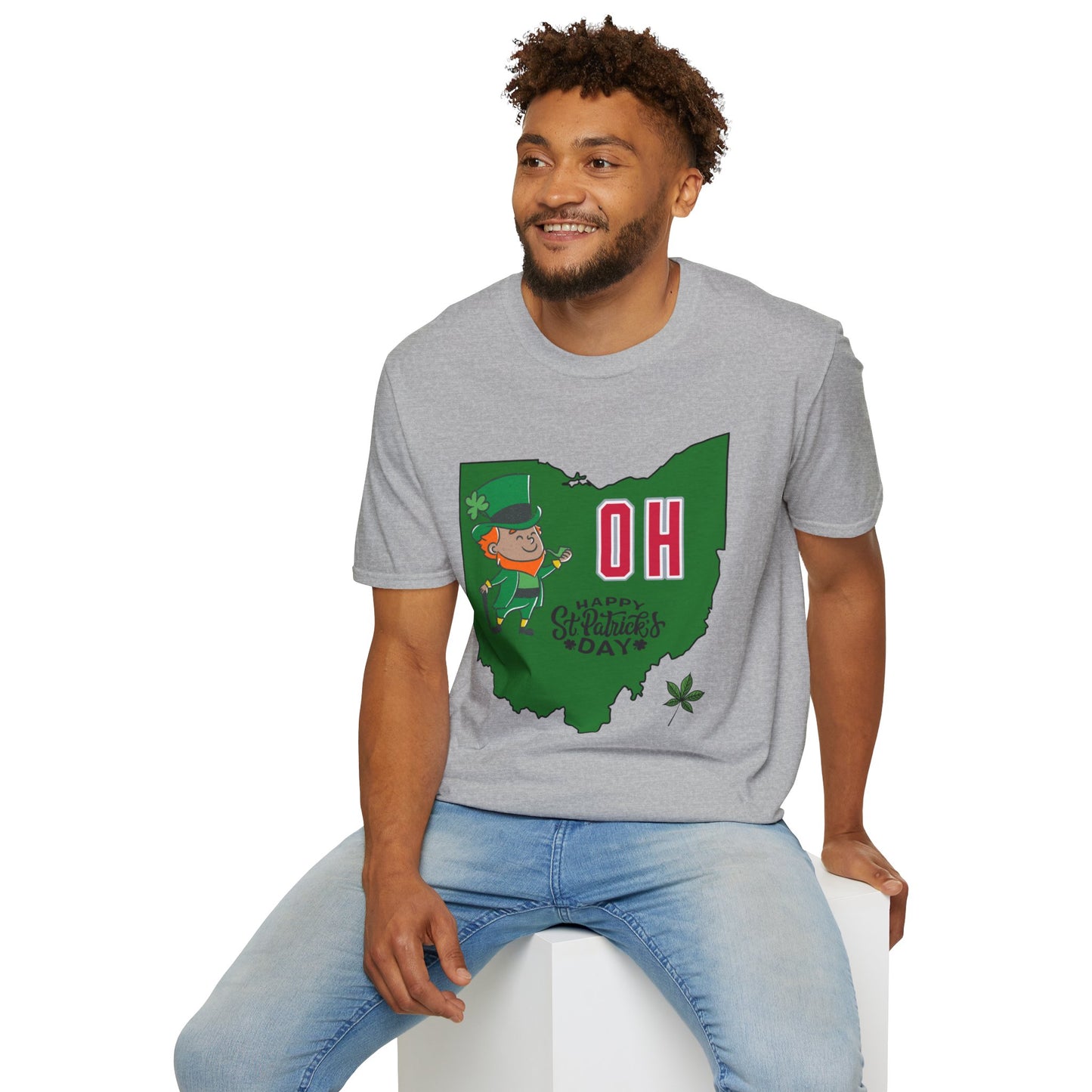 Ohio Pride St. Patrick's Day T-Shirt | Irish Ohio Shamrock Tee