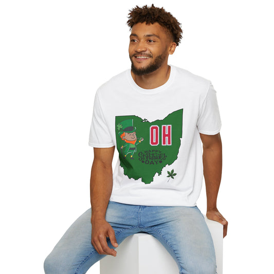 Ohio Pride St. Patrick's Day T-Shirt | Irish Ohio Shamrock Tee