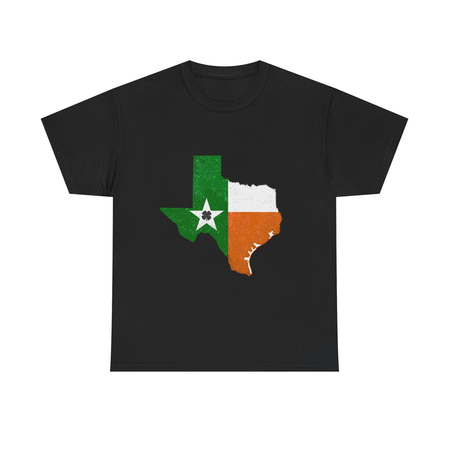 Texas Shamrock Pride Shirt-Unisex Heavy Cotton Tee