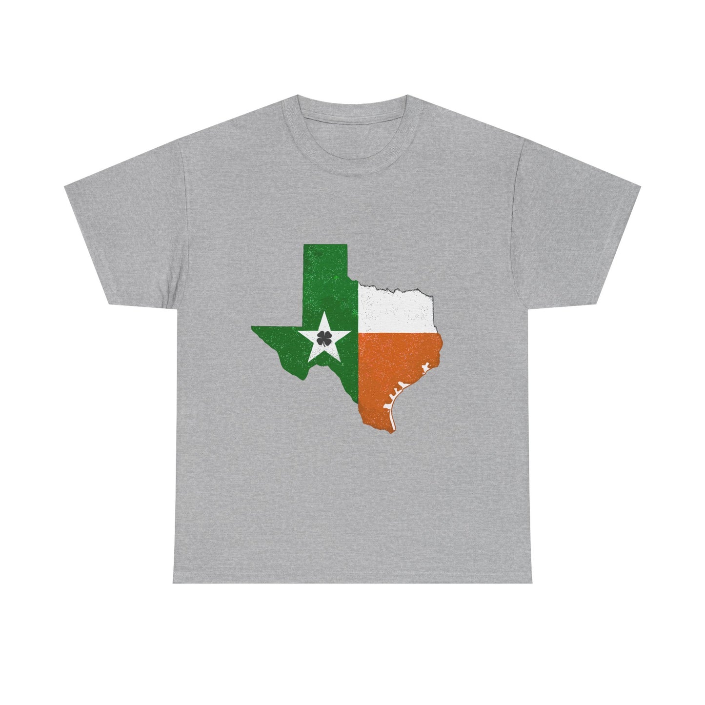 Texas Shamrock Pride Shirt-Unisex Heavy Cotton Tee
