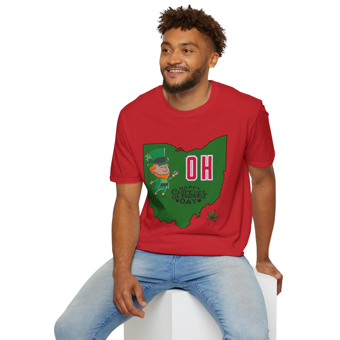 Ohio Pride St. Patrick's Day T-Shirt | Irish Ohio Shamrock Tee