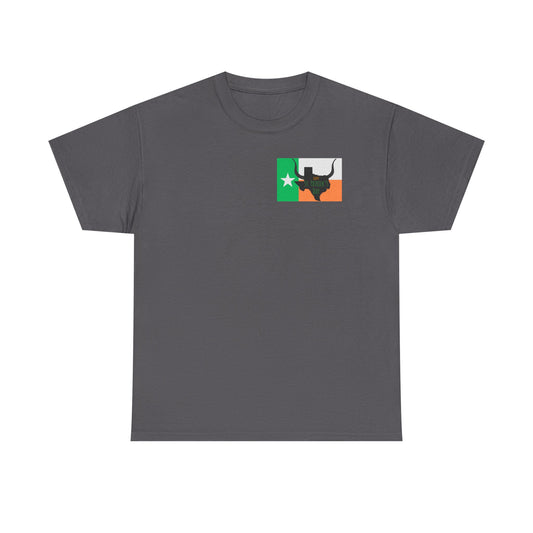 Texas Irish Longhorn Shirt-Unisex Heavy Cotton Tee