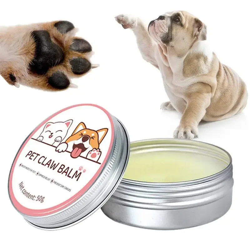 Paw Balm for Cats & Dogs 1.76oz - Pet Paw Protective Cream Nose Protector Moisturizer Cracked Feet Repair