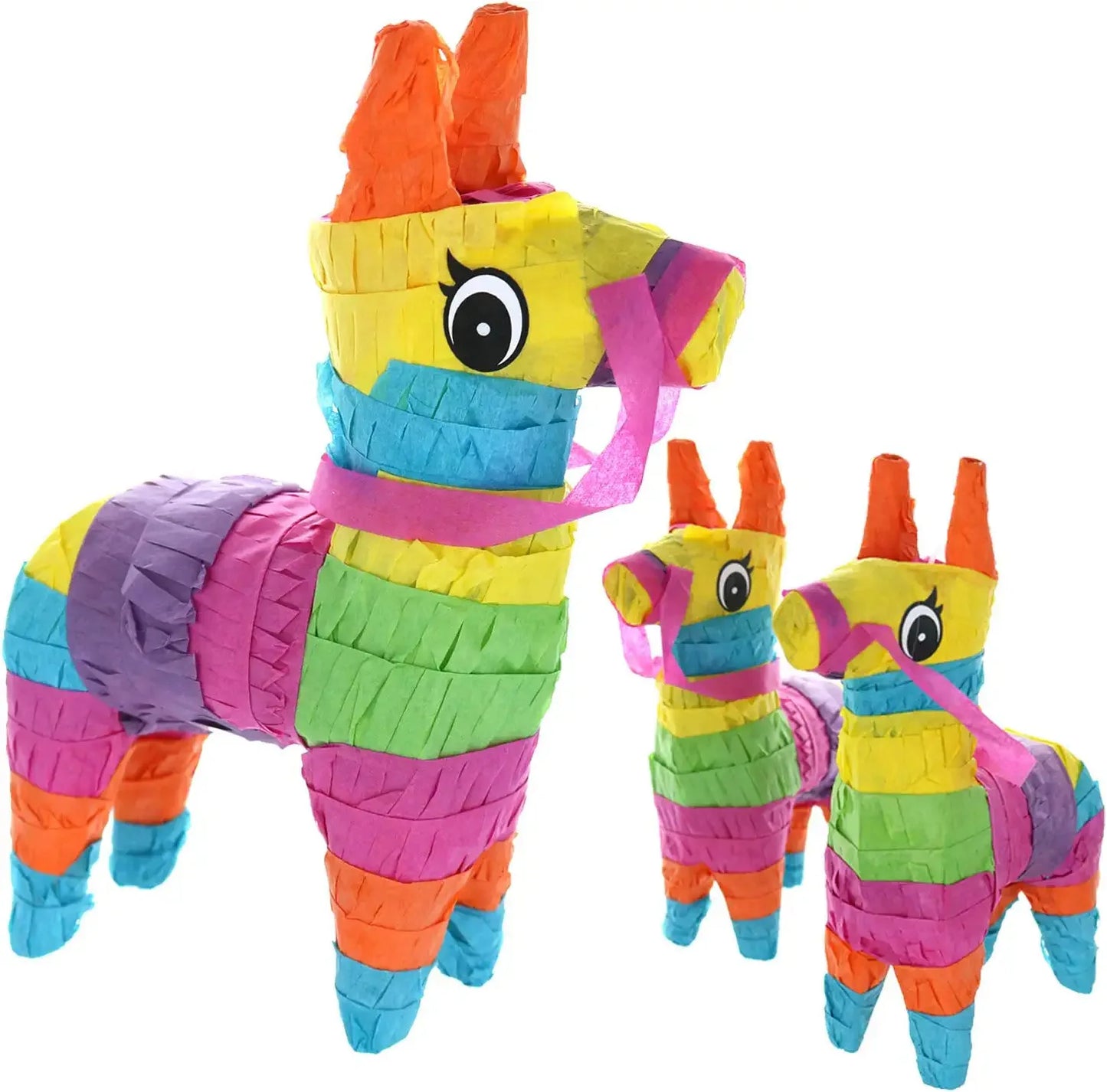 Mini Donkey 3-Pack - Fiesta Party Decorations & Table Centerpieces-Cinco De Mayo party