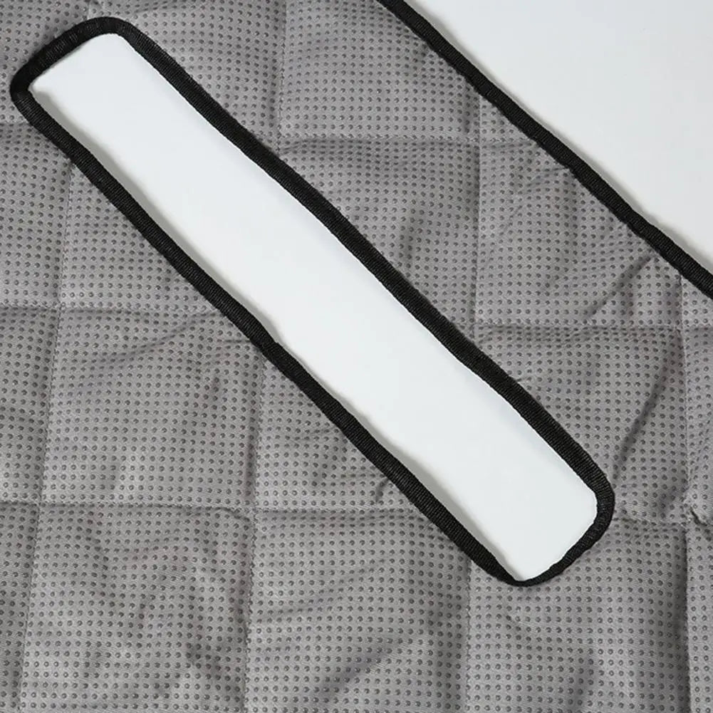 Velvet Golf Cart Seat Cover - Non-Slip Blanket for Club Cars, Grey Golf Cart Seat Cover