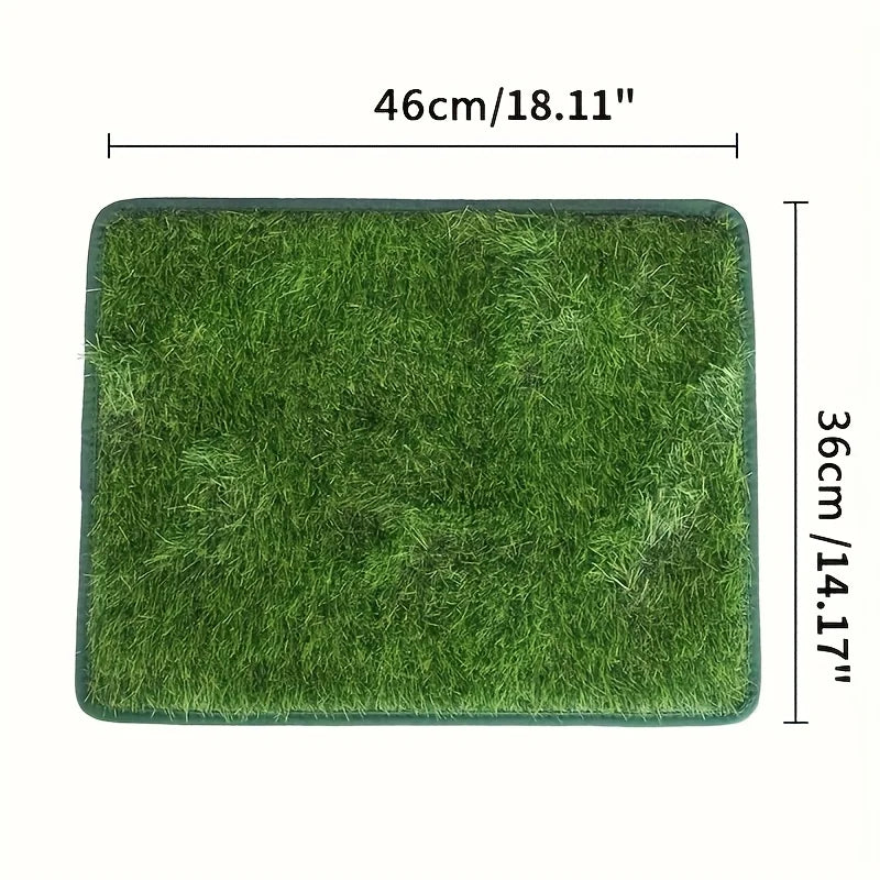 Artificial Grass Dog Potty - Washable Indoor Training Pad