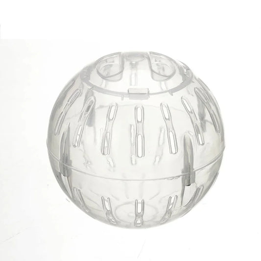 Hamster Exercise Ball 4 Inch - Clear Plastic Running Ball for Hamsters, Gerbils & Small Pets