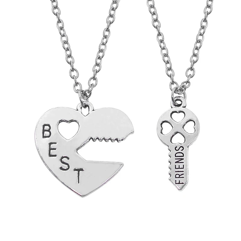 Partner in Crime Matching Necklace Set - 5 Styles - Best Friends BFF Friendship Jewelry