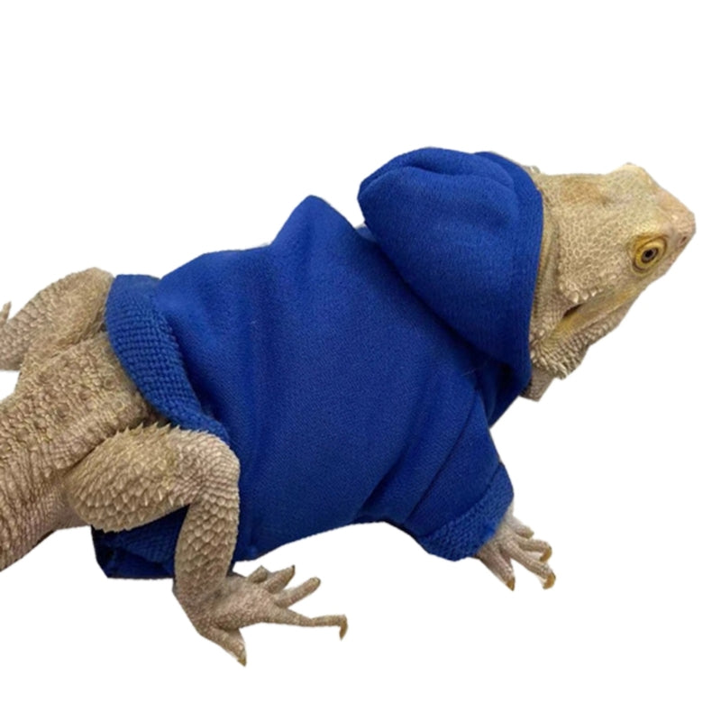Bearded Dragon Hoodie Jacket - Handmade Warm Coat Costume for Reptiles & Small Pets