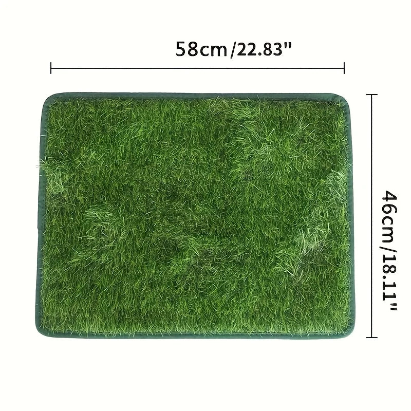 Artificial Grass Dog Potty - Washable Indoor Training Pad