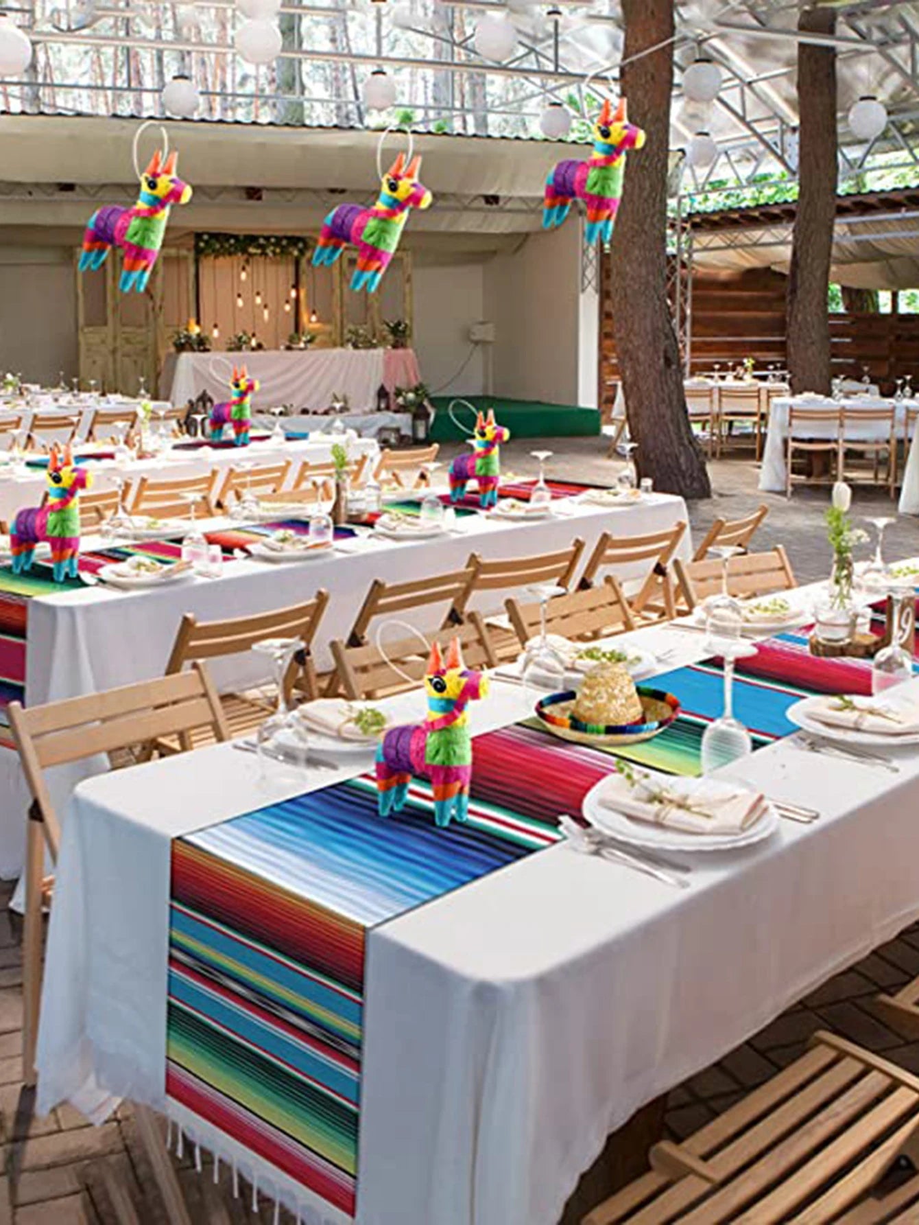 Mini Donkey 3-Pack - Fiesta Party Decorations & Table Centerpieces-Cinco De Mayo party