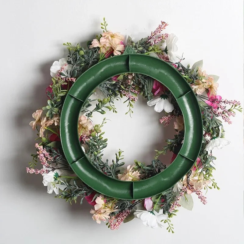 Artificial Eucalyptus Wreath - 18" Silk Greenery Door Decor