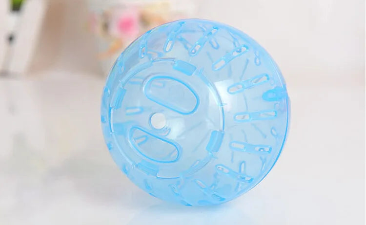 Hamster Exercise Ball 4 Inch - Clear Plastic Running Ball for Hamsters, Gerbils & Small Pets