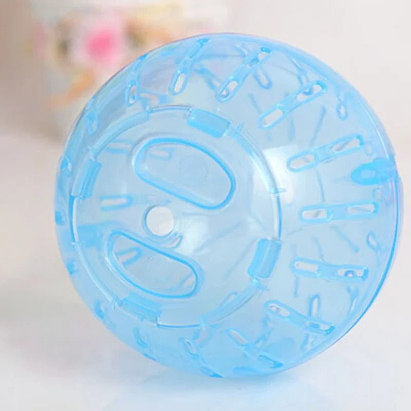 Hamster Exercise Ball 4 Inch - Clear Plastic Running Ball for Hamsters, Gerbils & Small Pets
