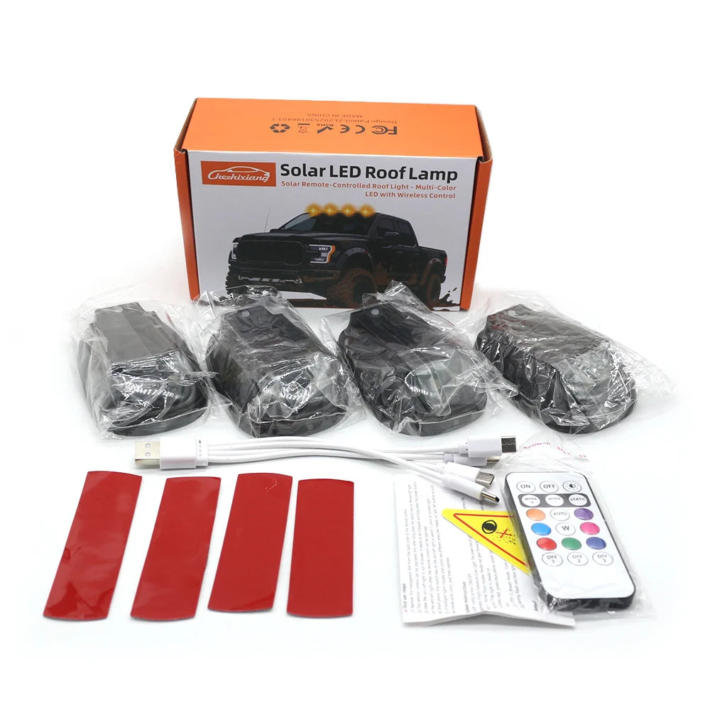 Illuminate Your Ride: Solar Wireless Cab Lights - Effortless, Brilliant Upgrade