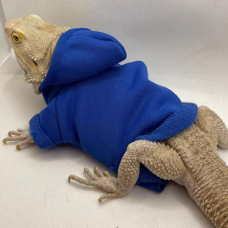 Bearded Dragon Hoodie Jacket - Handmade Warm Coat Costume for Reptiles & Small Pets