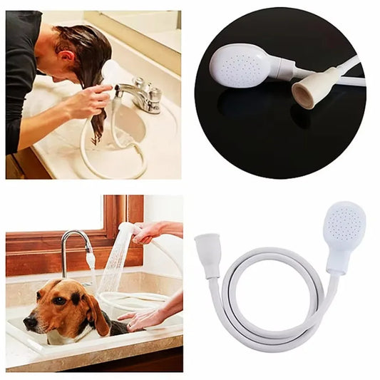 Handheld Shower Sprayer - 47" Hose for Pets & Babies
