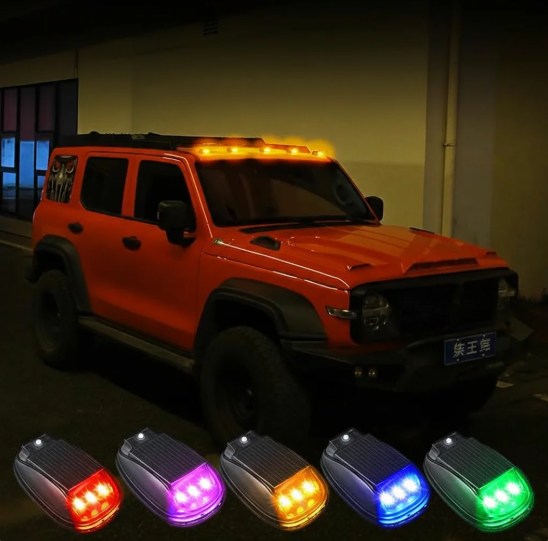 Illuminate Your Ride: Solar Wireless Cab Lights - Effortless, Brilliant Upgrade