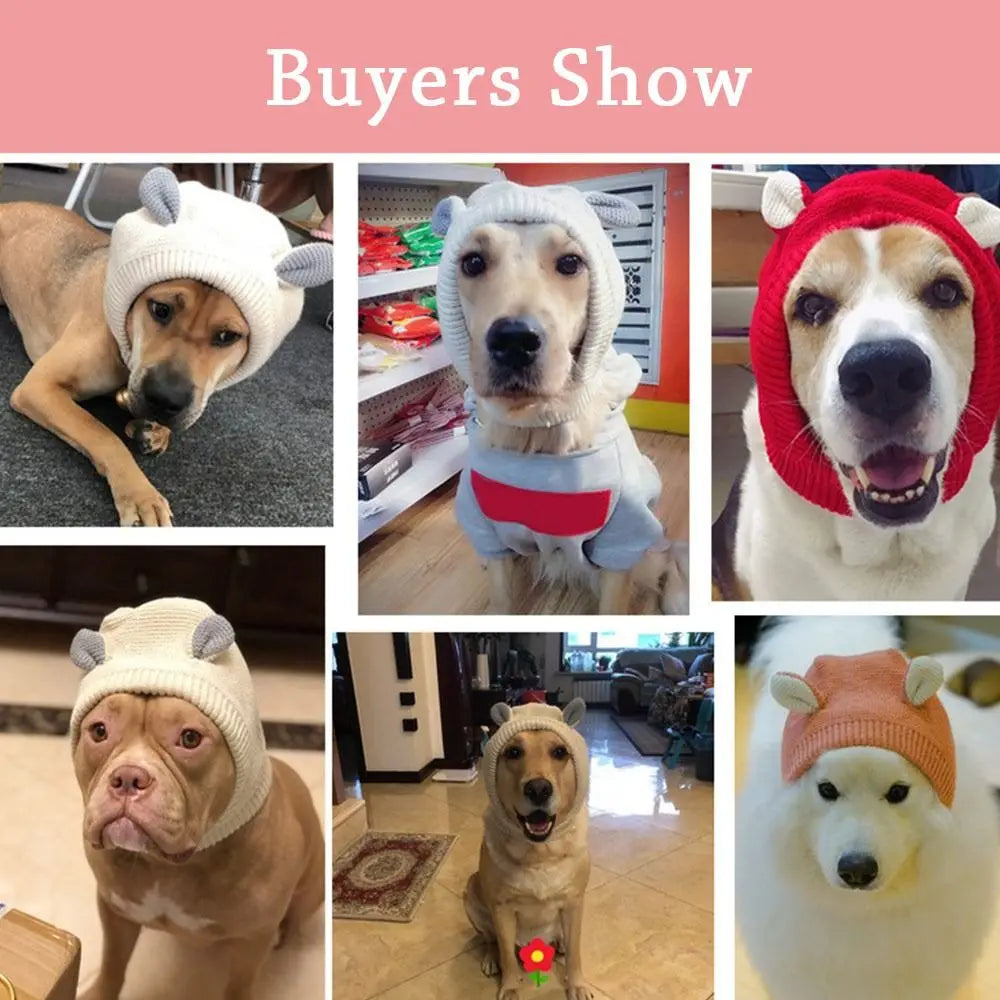 Cozy Dog Ear Muffs - Noise Protection & Winter Warmth for Dogs