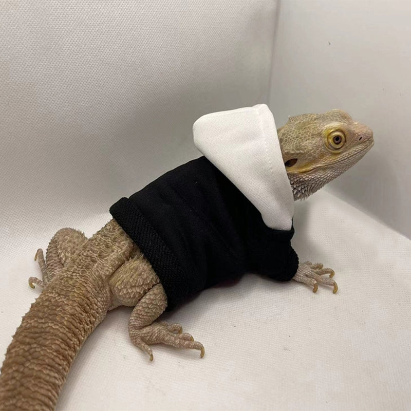Bearded Dragon Hoodie Jacket - Handmade Warm Coat Costume for Reptiles & Small Pets