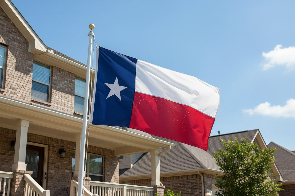 Texas Flag 3x5 ft - Realistic Size